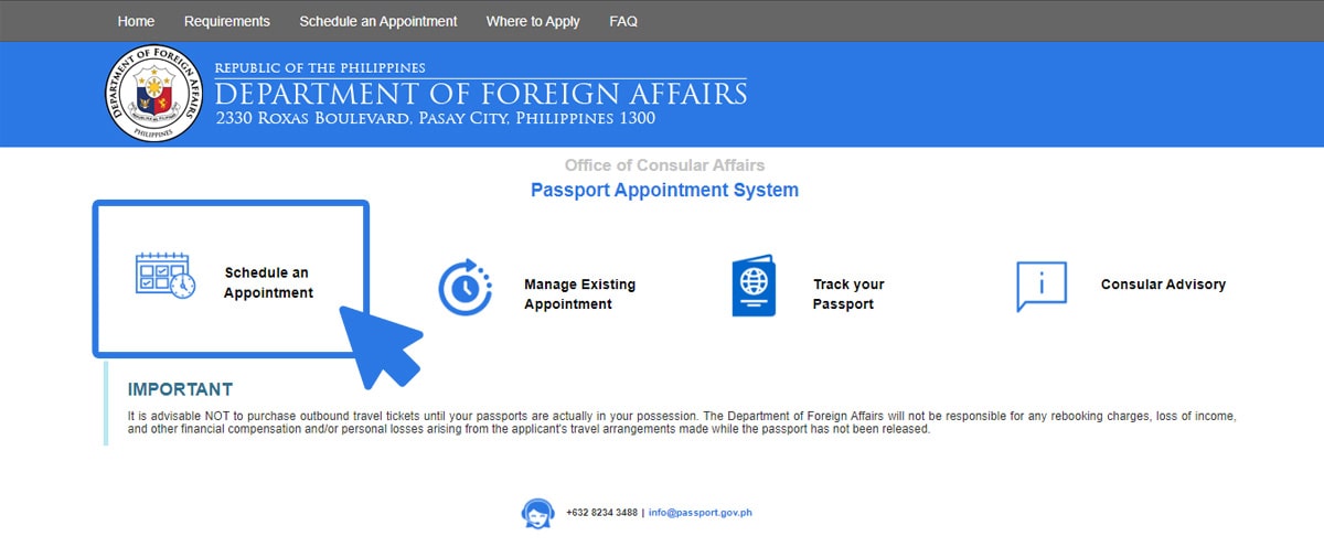 Online Passport Application